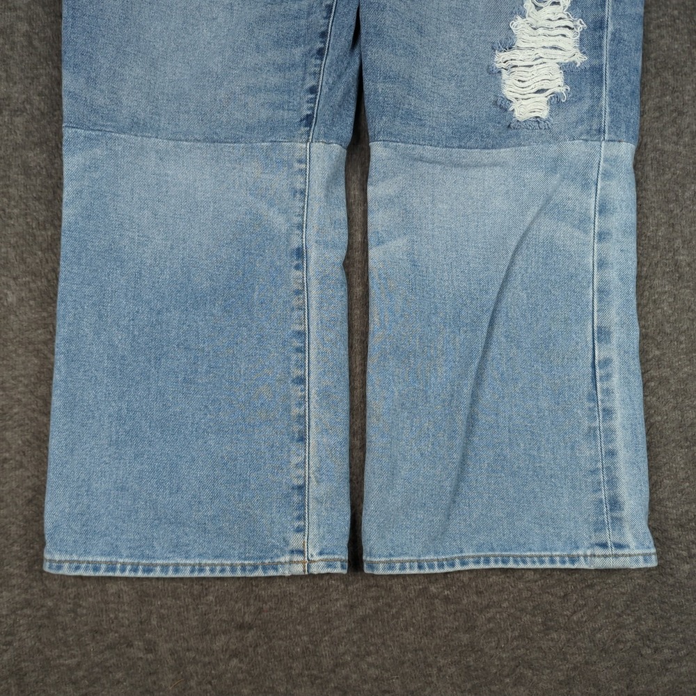 Madewell Jeans Womens 31 Blue Retro Crop Boot Cut High Rise Western Cowgirl - Picture 3 of 16